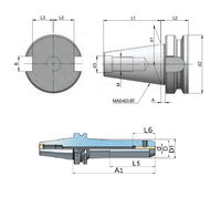 TEMAK Çap 48 mm M14x16 Veldon Tutucu